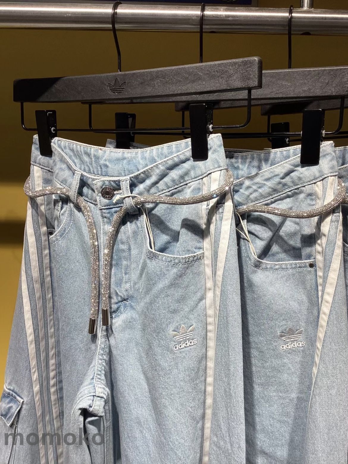 新品 adidas Originals Denim Cargo Running Pants アディダス 