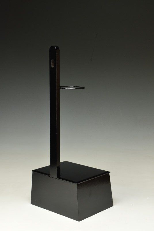 蔵A2480e 茶道具 木製短檠 夜咄道具 行灯