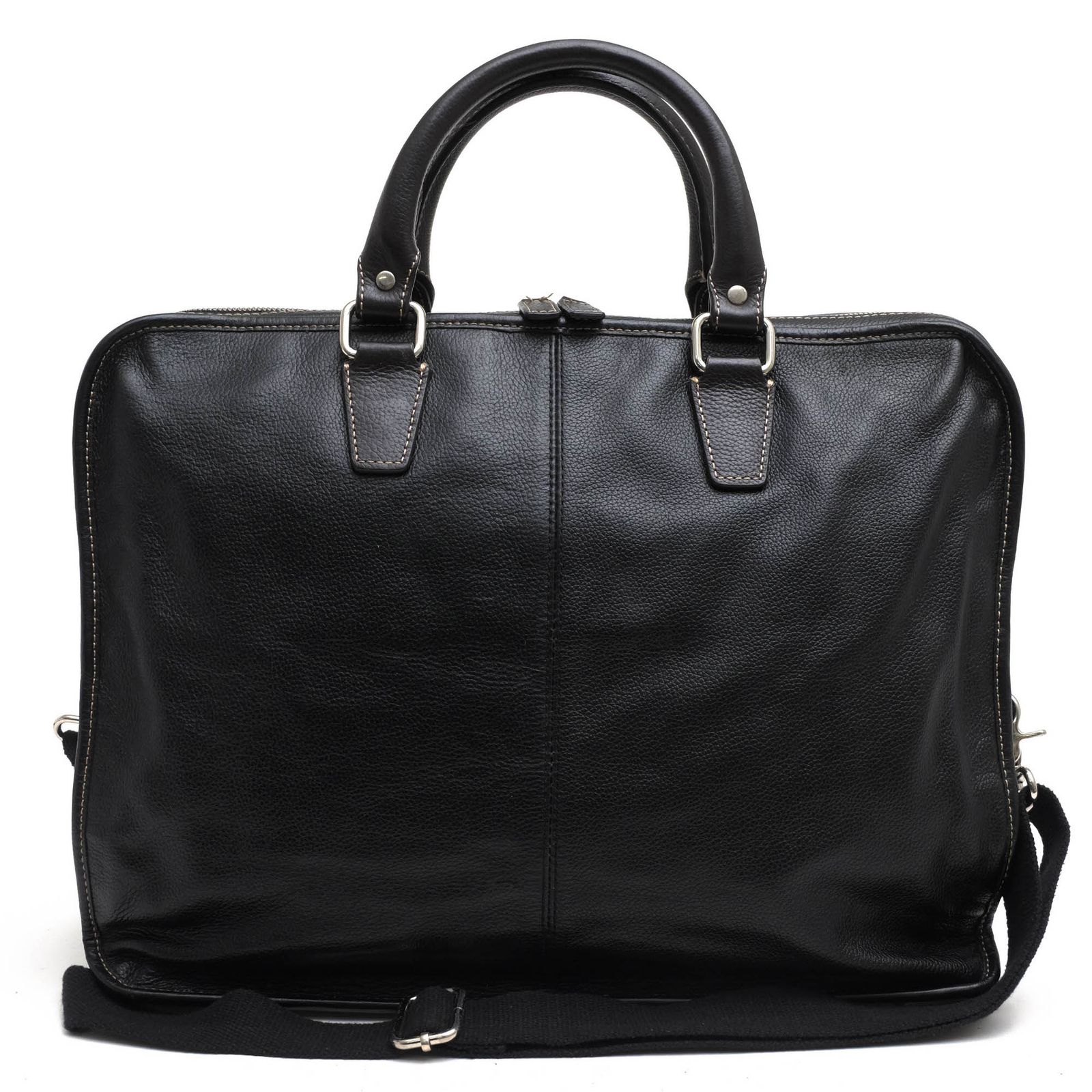 BARNEY'S NEW YORK ブラックビジネスバッグ BARNEYS NEWYORK