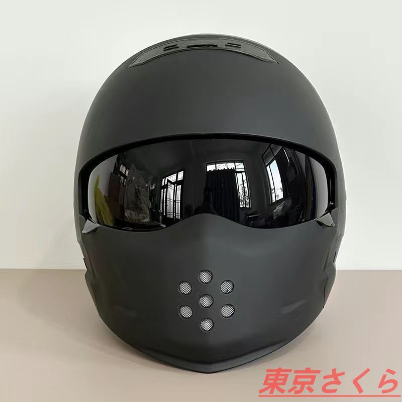 ジェットヘルメット 多機能バイクヘルメット フルフェイスヘルメット ジェット　色とサイズを選択可能 