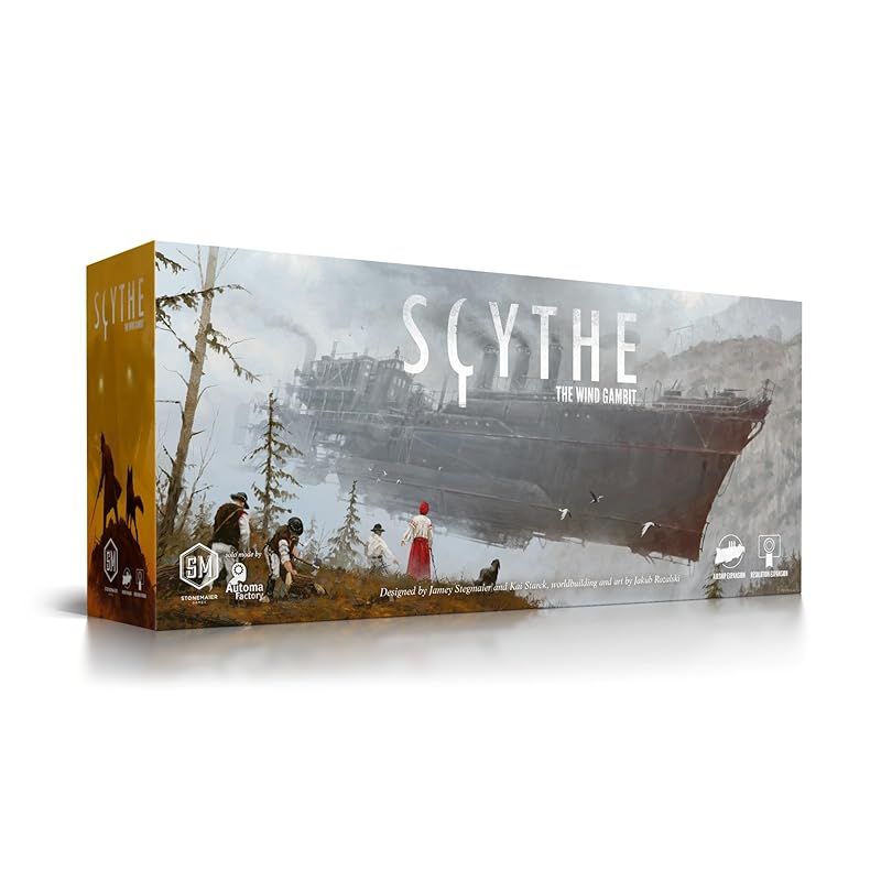 Stonemaier Games: Scythe: The Wind Gambit拡張 | 鎌に追加 (ベースゲーム) | 飛行船と解像度を追加  (2つの新しいモジュール) | 1-5プレーヤー 140分 対象年齢14歳以上 1 - メルカリ