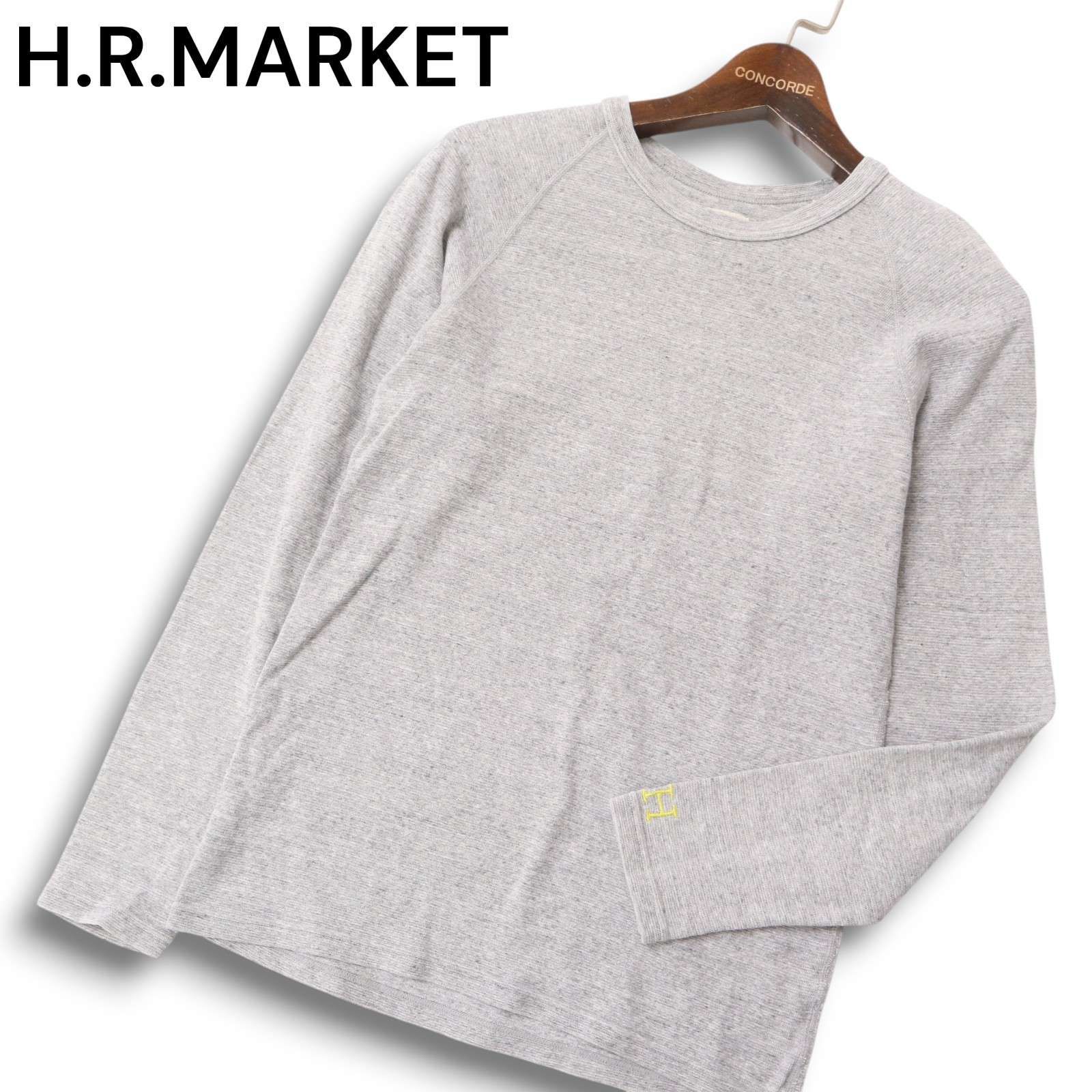 H.R.MARKET ハリウッドランチマーケット H刺繍☆ 長袖