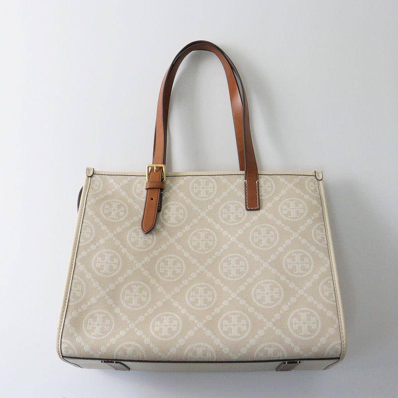 人気大容量 美品 トリーバーチ Tory Burch Tモノグラム 人気大容量 美品 トリーバーチ Tory Burch Tモノグラム