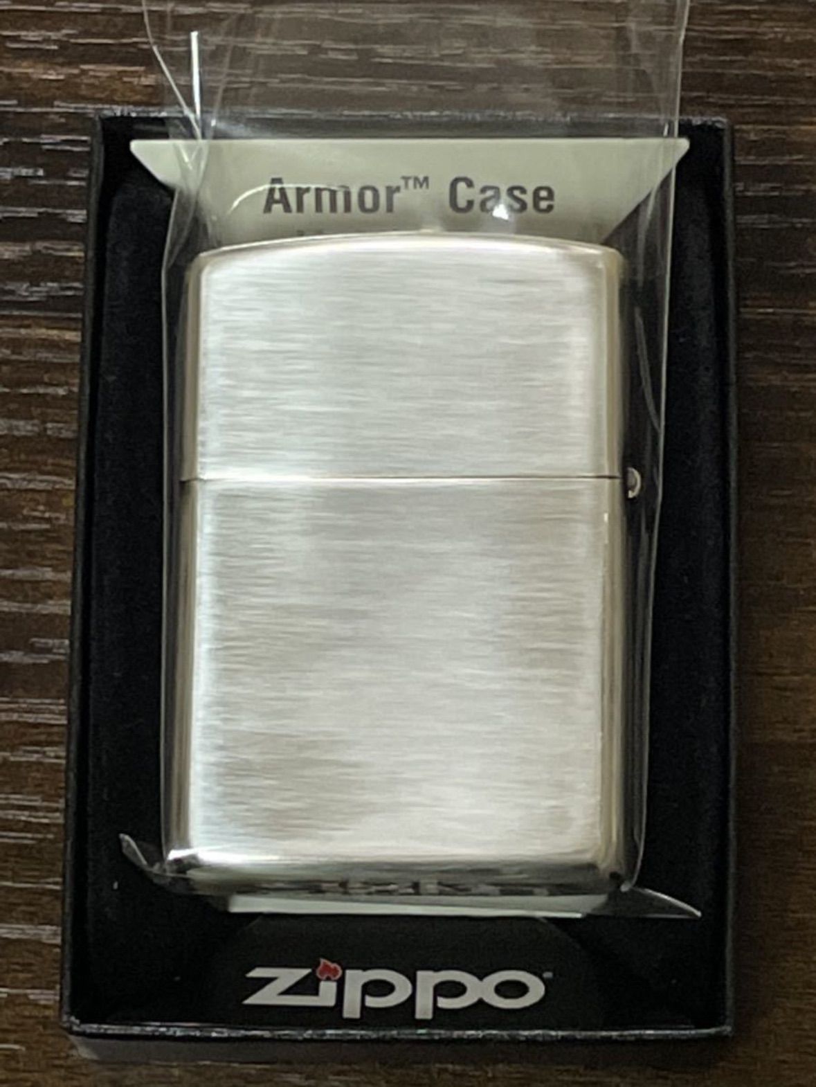 zippo アメリカンスピリット アーマー 木象嵌 限定品 銀燻 ウッド 2018 