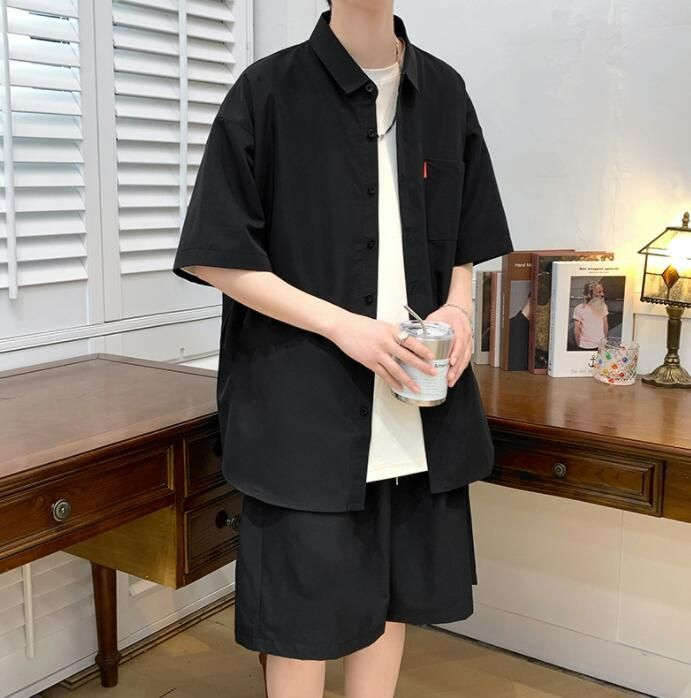 ジャージ セットアップ メンズ 上下 夏 半袖 Tシャツ パンツ 薄手 運動服 メンズ tシャツ セットアップ 夏 半袖 夏のお洒落ロゴ上下