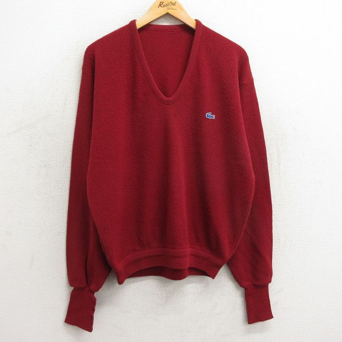 XL/古着 ラコステ LACOSTE IZOD 長袖 ブランド セーター メンズ 90s 