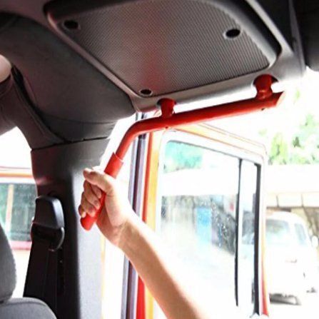 ジープ ラングラー JK ルビコン サハラ スポーツ リア グラブ ハンドル ２個１セット アシスト グリップ 手すり 内装 カスタム 全２