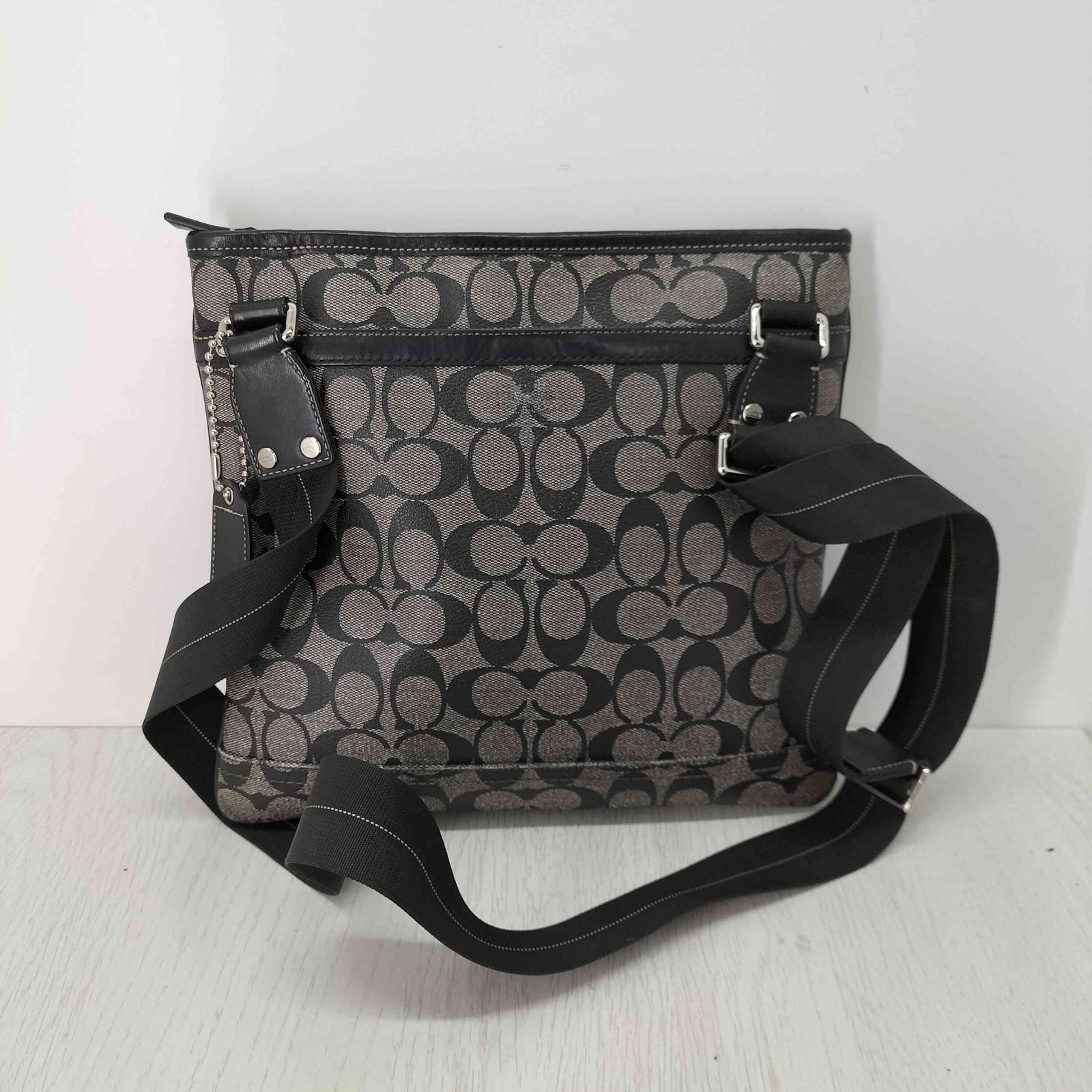 コーチ COACH シグネチャーPVC ヘリテージ ショルダーバッグ