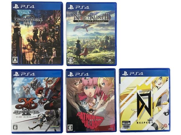 数量は多い PS4 ゲームソフト 5本セット ディズニー キングダムハーツ