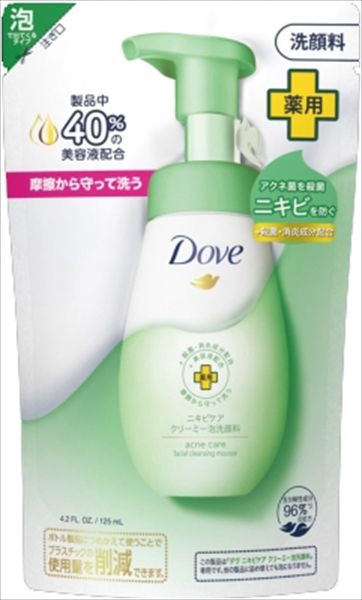 まとめ買い-24点セット ダヴ ニキビケア クリーミー泡洗顔料 つめかえ用 ユニリーバ 洗顔 クレンジング