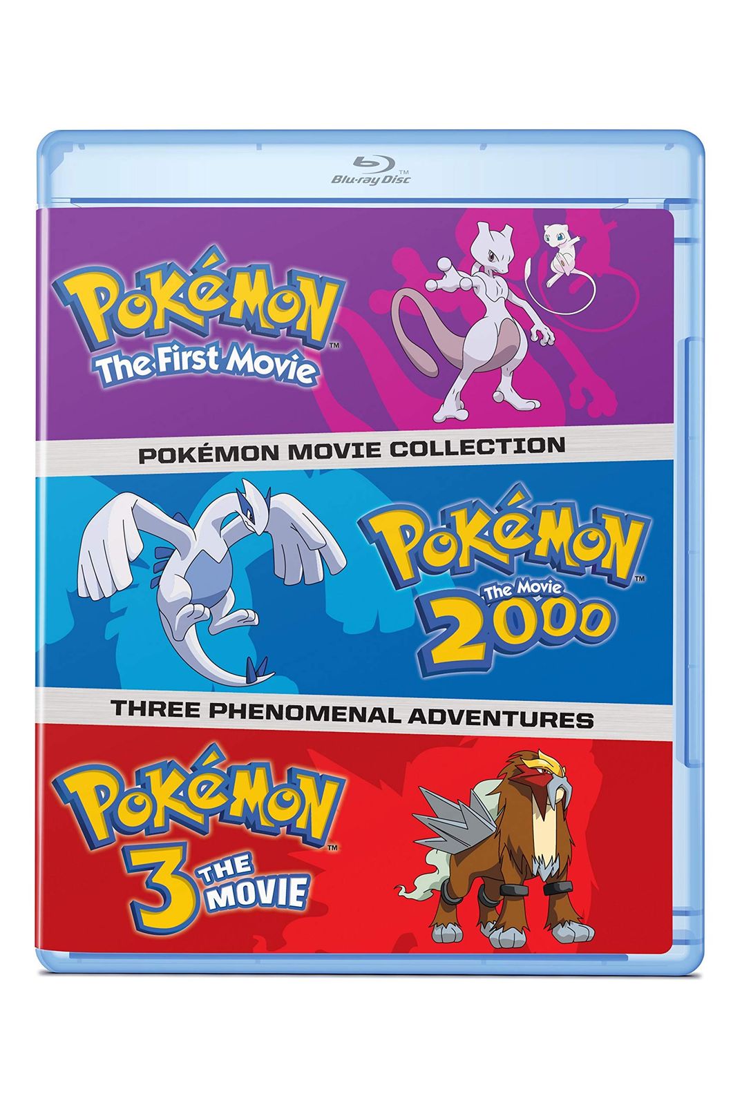 Pokemon The Movies 1-3 Collection Blu-ray