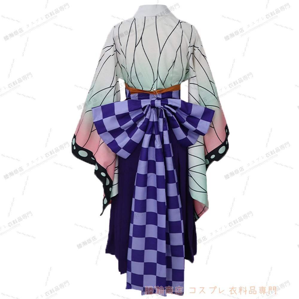 お買い得特価商品。 漫画 鬼滅の刃 胡蝶 しのぶ メイド コスプレ 衣装 仮装 日常服 舞台服 ハロウィン クリスマス 学園祭 文化祭 L