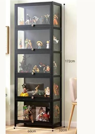 ガラス棚 収納キャビネット