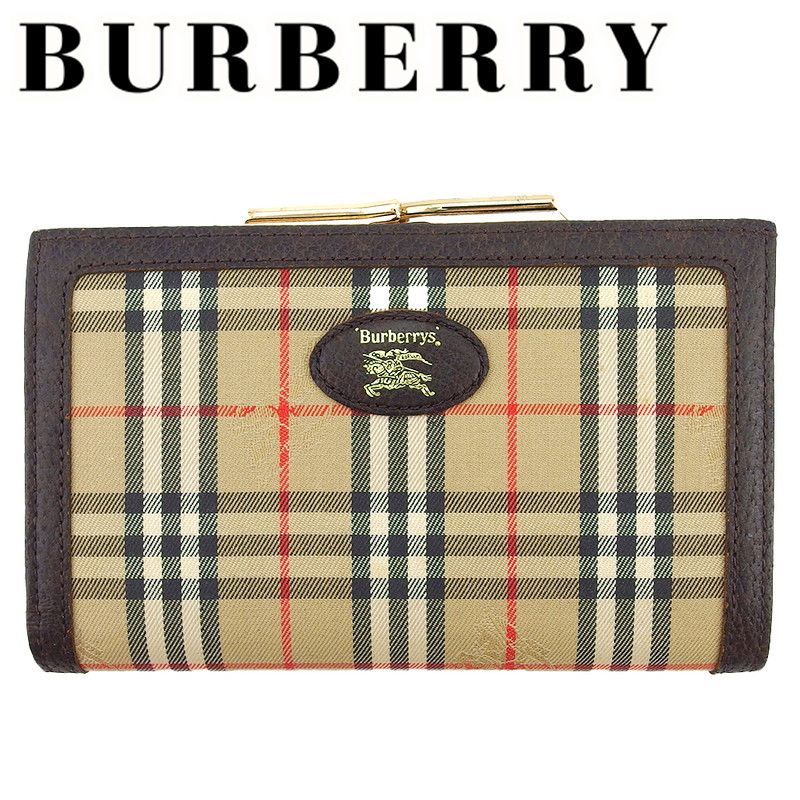 BURBERRY バーバリー 長財布 二つ折りブラウン チェック Amazon | [BURBERRY] [バーバリー] 長財布 レディース HALTON