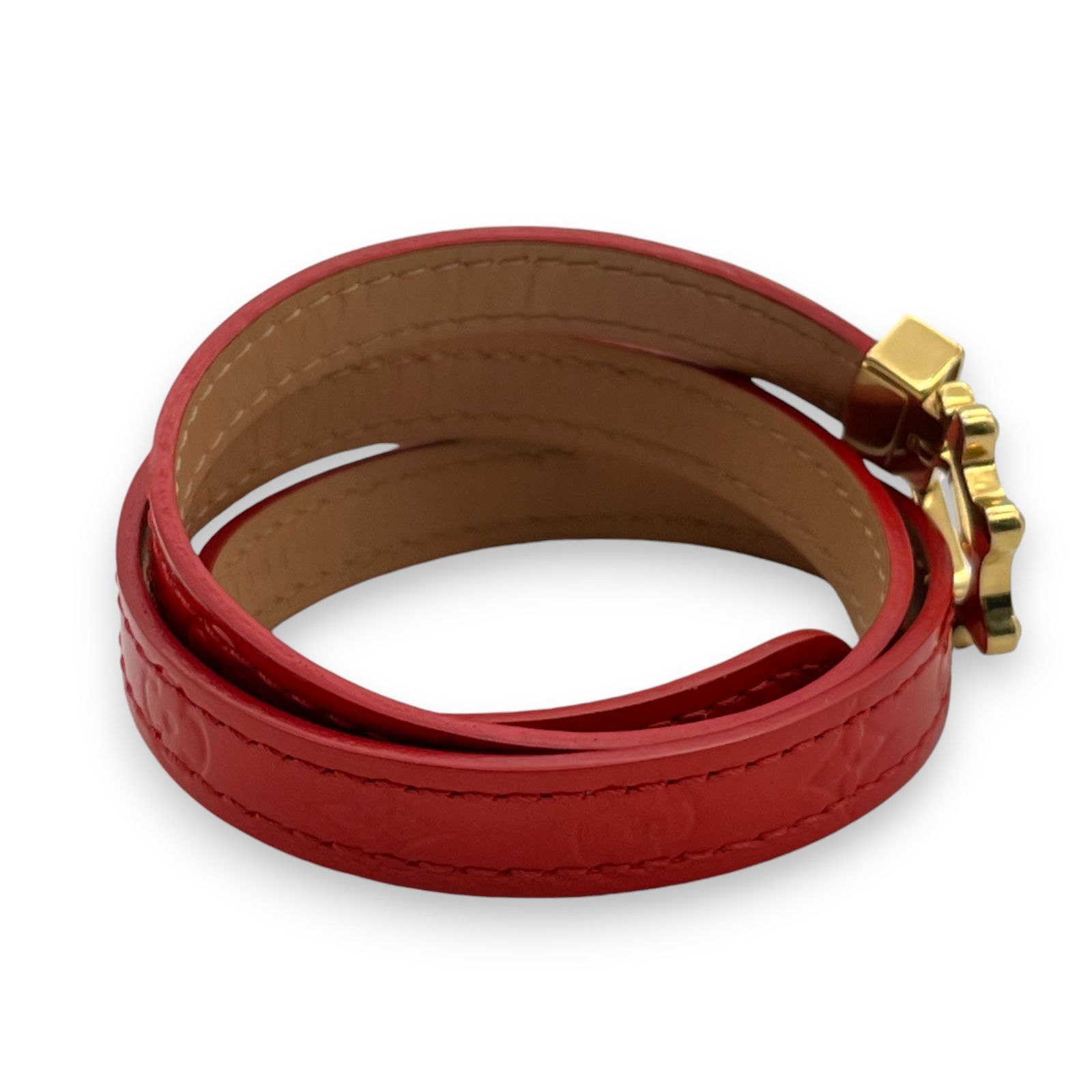 LOUISVUITTON ブレスレッド ルイヴィトン ヴェルニ トリプルトゥール Louis Vuitton ルイ ヴィトン モノグラム ヴェルニトリプル