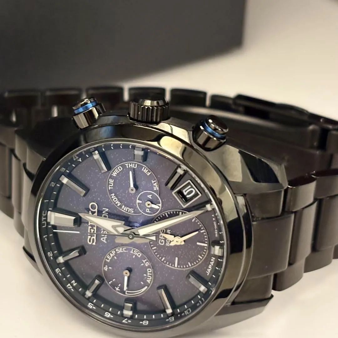 【ほぼ未使用】保護シール付　セイコー　アストロン　SBXC077 星雲　完品 未使用】保護シール付 セイコー アストロン SBXC077 星雲