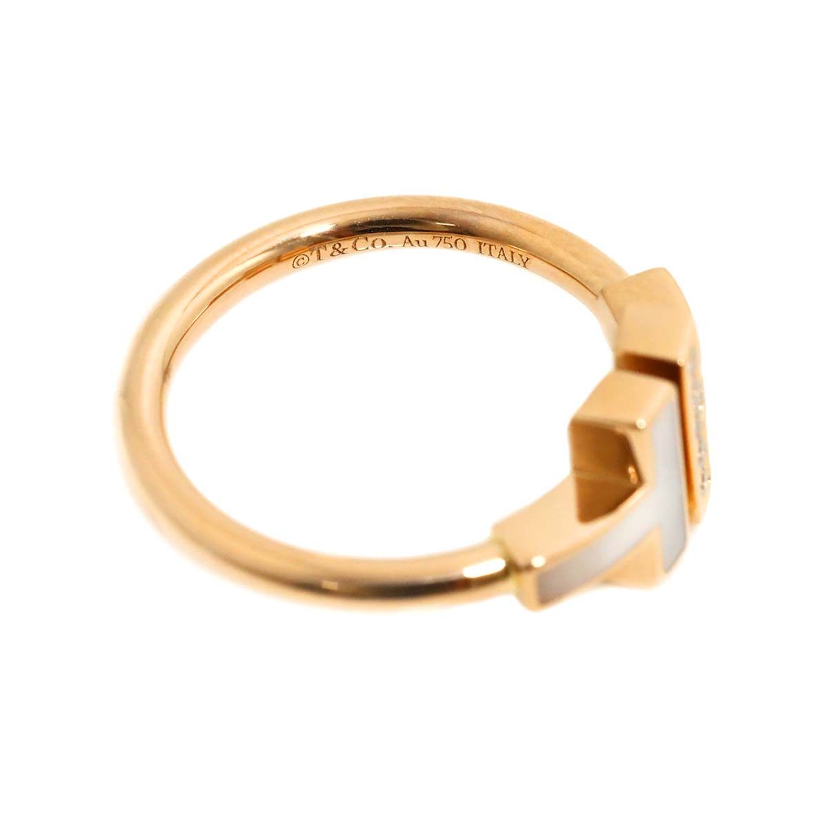 ティファニー TIFFANY&Co. Tワイヤー 12号 リング ダイヤ シェル