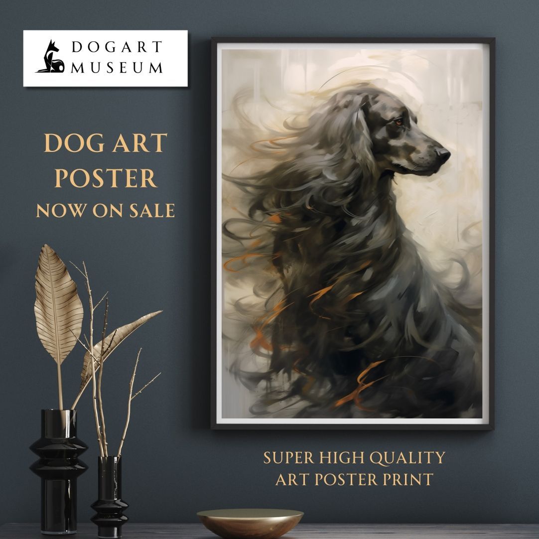 KENSHIN (犬神) - コッカースパニエル犬 No.6】ジークレー版画＊名入れ