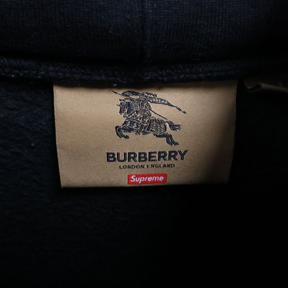 SUPREME (シュプリーム) 22SS×Burberry Box Logo Hooded Sweatshirt  