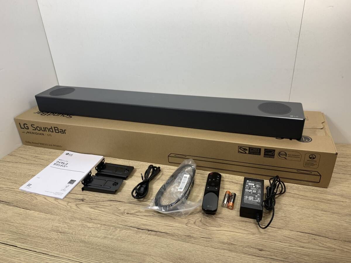 美品LG 3.0.2ch対応 S75QC よろし ワイヤレスサウンドバー 2022年製