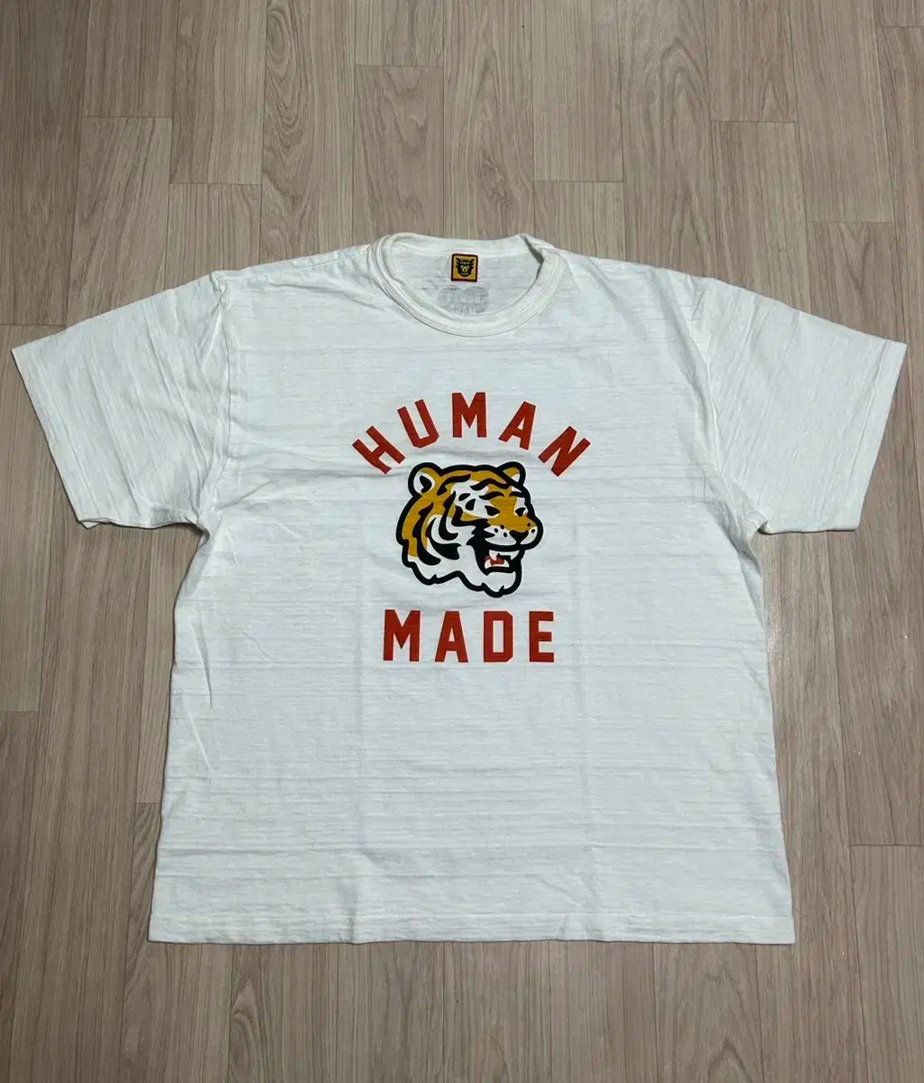 雷市場（ポンジャン）商品韓国直送】3XL HUMAN MADE(ヒューマンメイド) メイド 虎 半袖 Tシャツ 白 タイガー - メルカリ