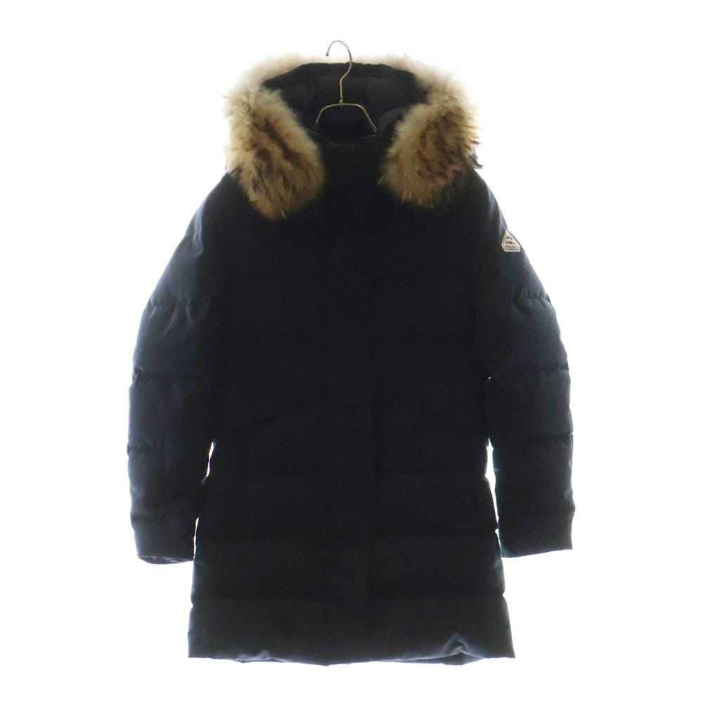 PYRENEX ネイビーダウンジャケット ファー付き