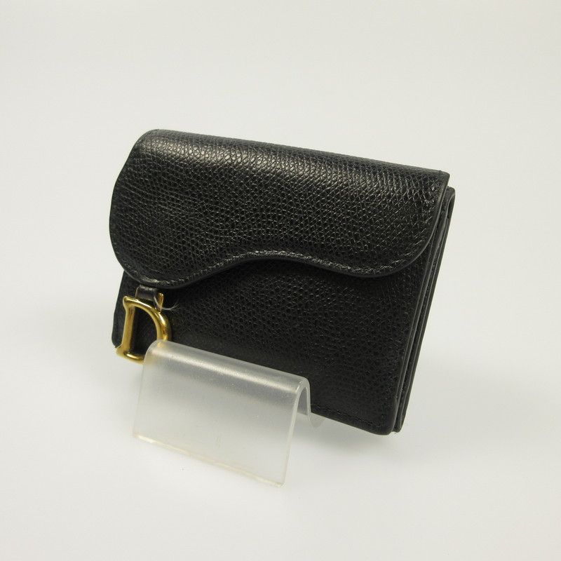 姫路東店 Christian Dior | クリスチャンディオール コンパクトウォレット SADDLE S5653CBAA グレインドカーフスキン 125