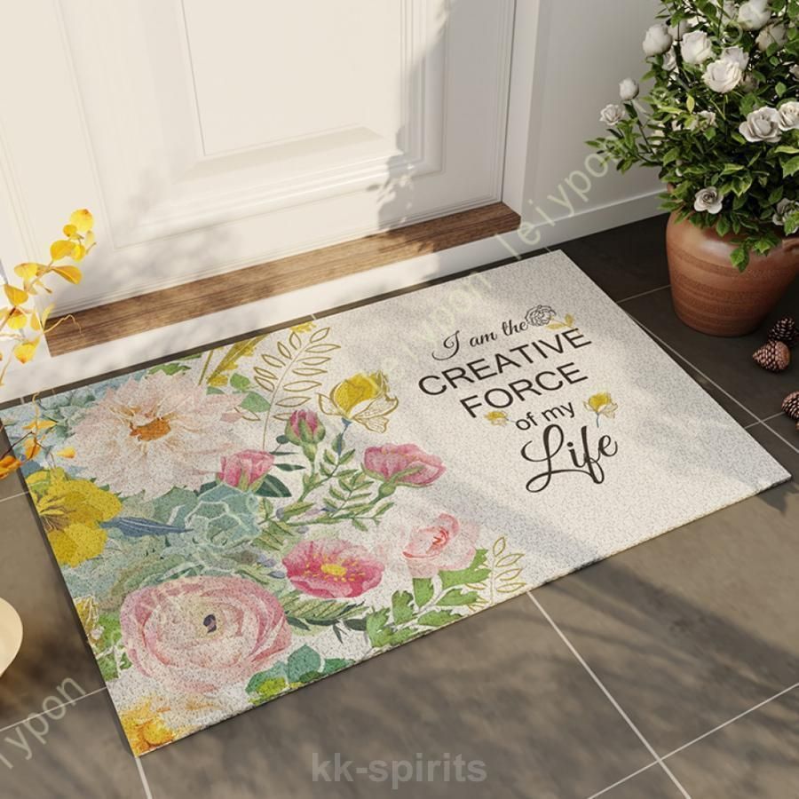 未使用※インド ブロックプリント 中綿入りベビーキルト ネイチャー