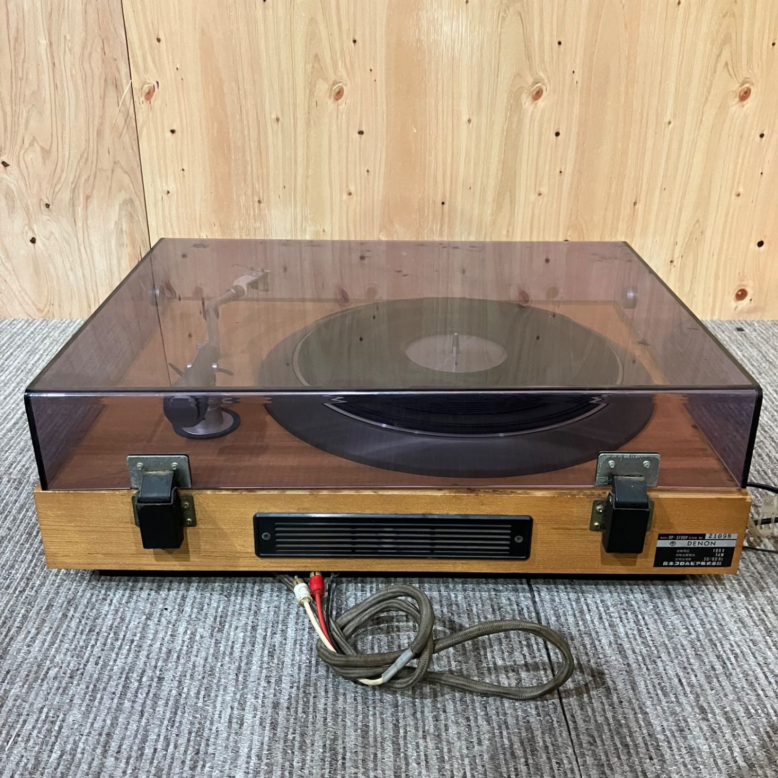 SGM】DENON レコードプレーヤー DP-3000 DP-3700F - メルカリ