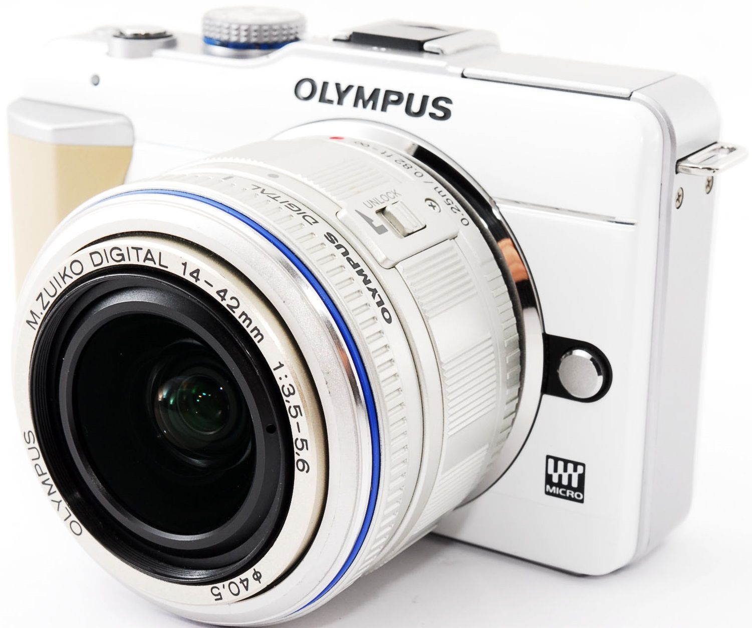 オリンパス ミラーレス OLYMPUS ペン E-PL1 レンズキット ホワイト 中古 SDカード付き 届いてすぐに使える - メルカリ