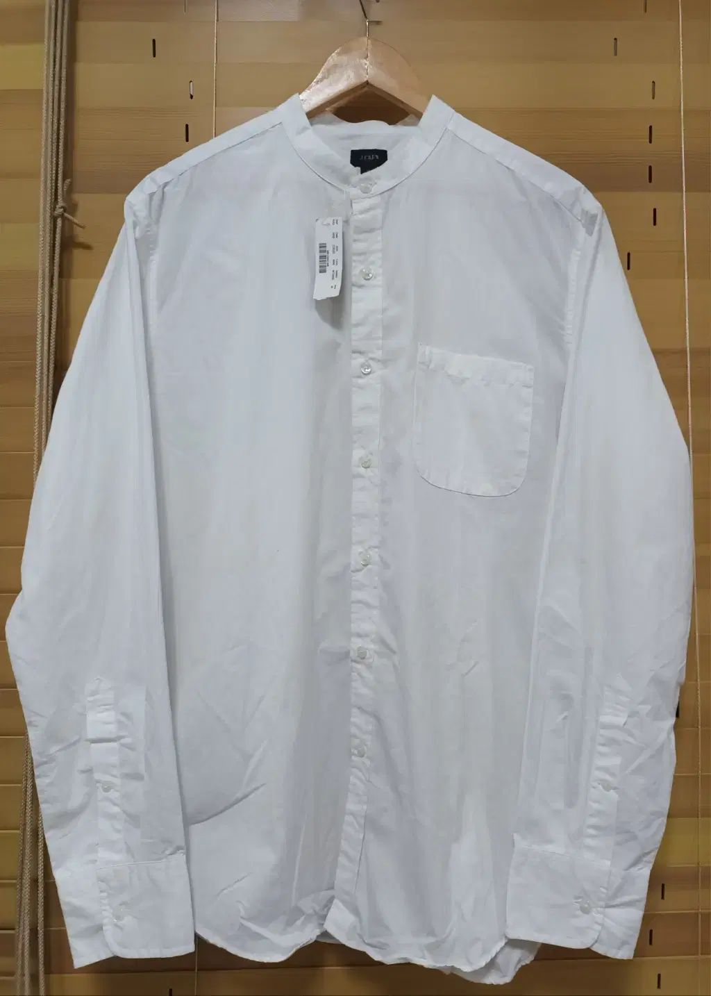新品 J.Crew(J.クルー) メンズ ベーシックチネックシャツ M サイズ
