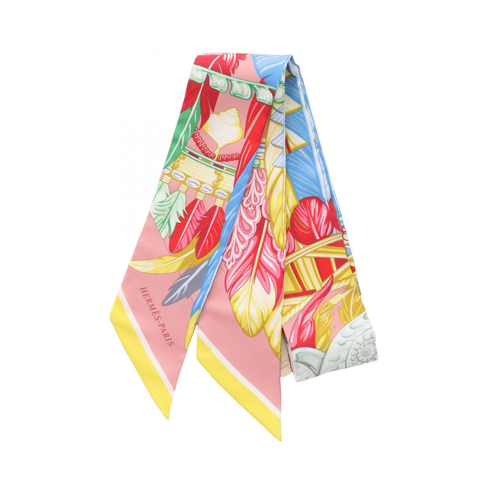 美品！HERMESツイリー DANSE PACIFIQUE Hermes Scarf 