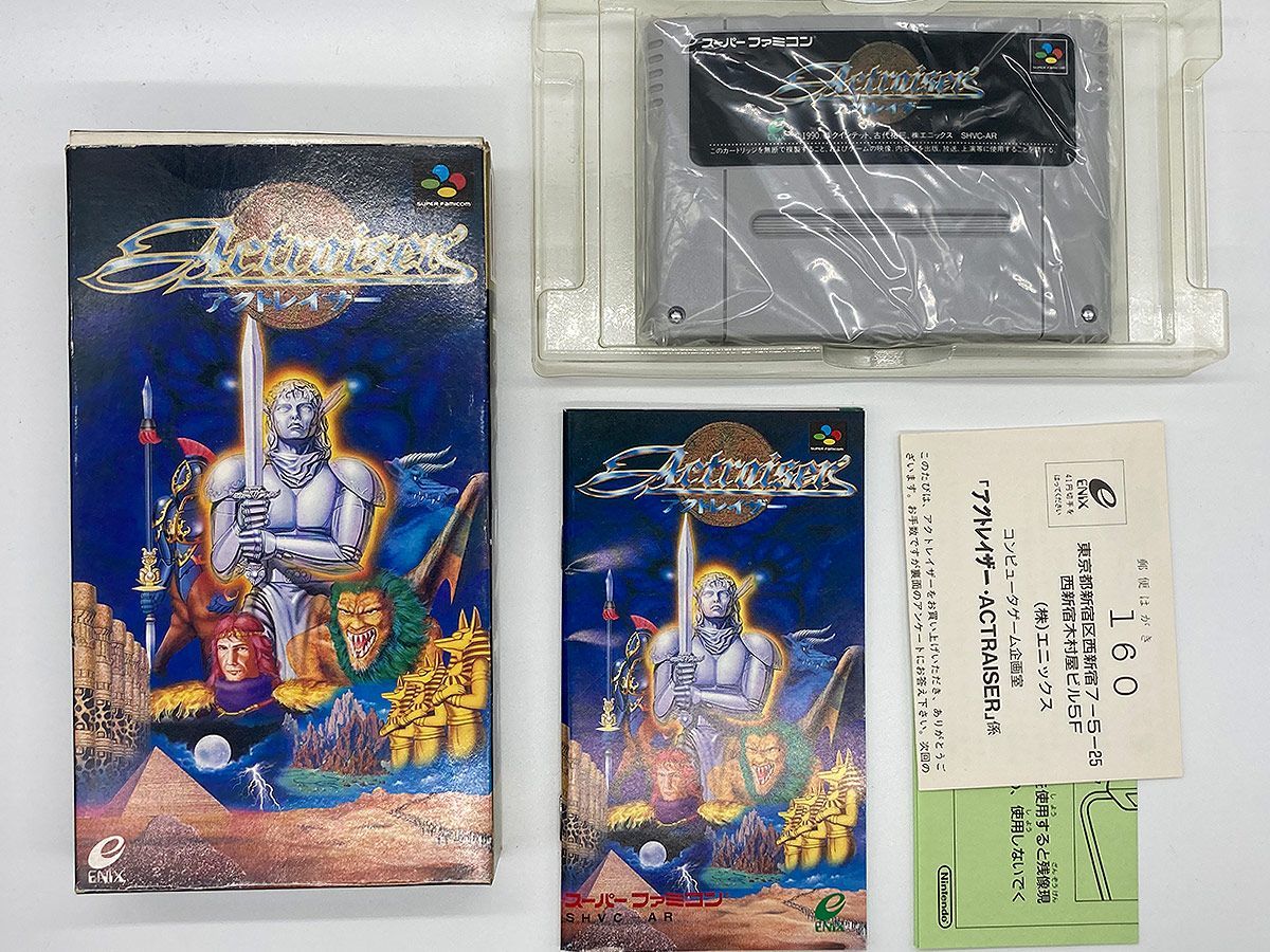 箱・説明書付・動作確認済・送料込】アクトレイザー