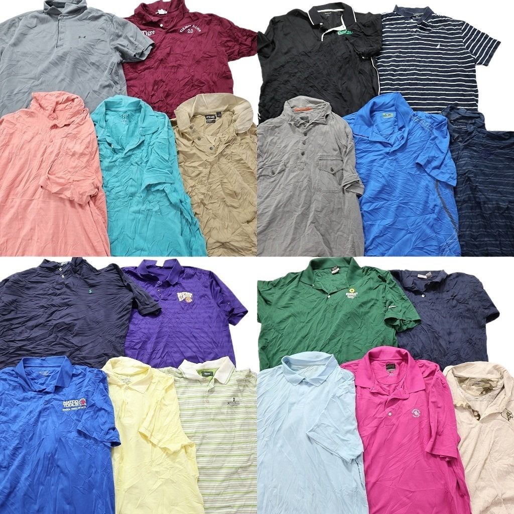 ラルフローレン　ポロシャツ20枚纏め売り！ 古着卸 まとめ売り ポロシャツ 20枚セット (メンズ XL ) ラルフ