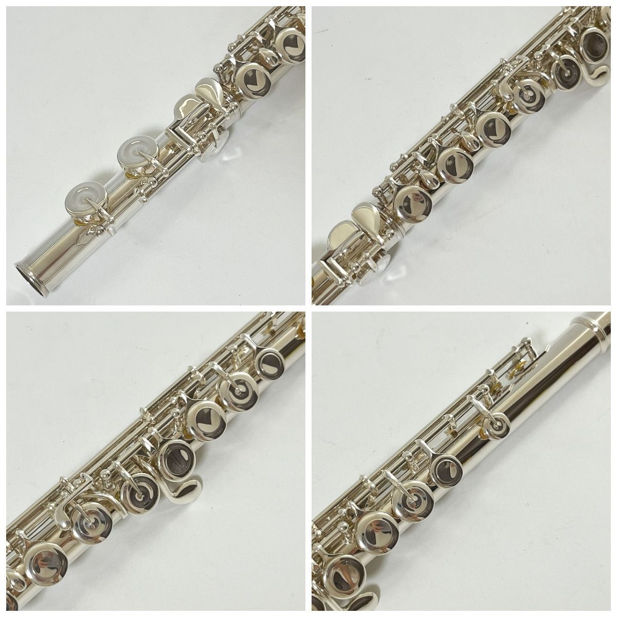 Pearl Flute PF-525 パールフルート リッププレート銀製 C足部管