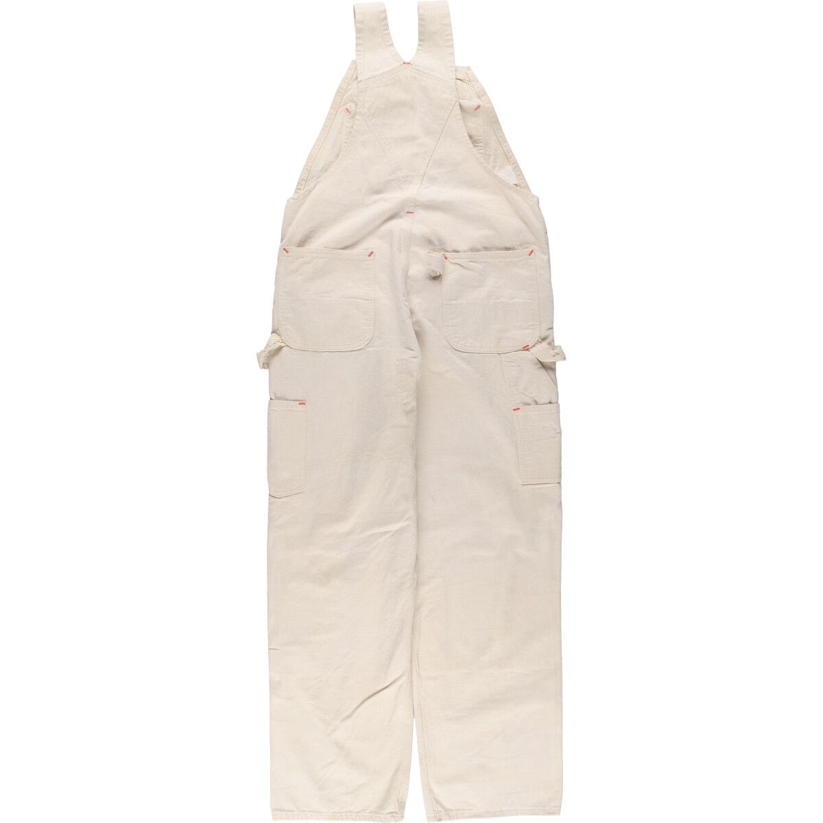 60s70s carhartt 生成り オーバーオール ダブルニー ビンテージ 70s
