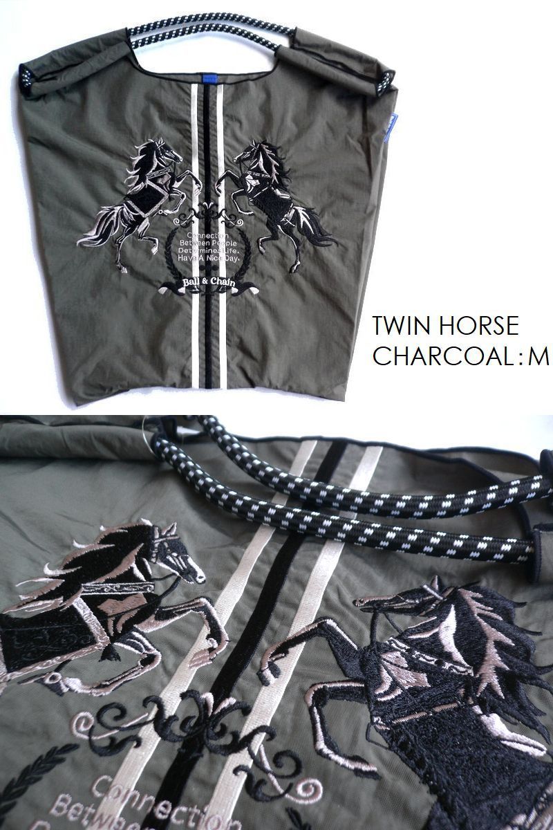【新品未開封】ボールアンドチェーン　JAL   エコバッグ　グレー JAL限定】Ball &Chain ボールアンドチェーン グレー エコバッグ