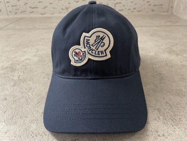 サイズフリー□新品 本物□モンクレール ベースボールキャップ BB CAP 