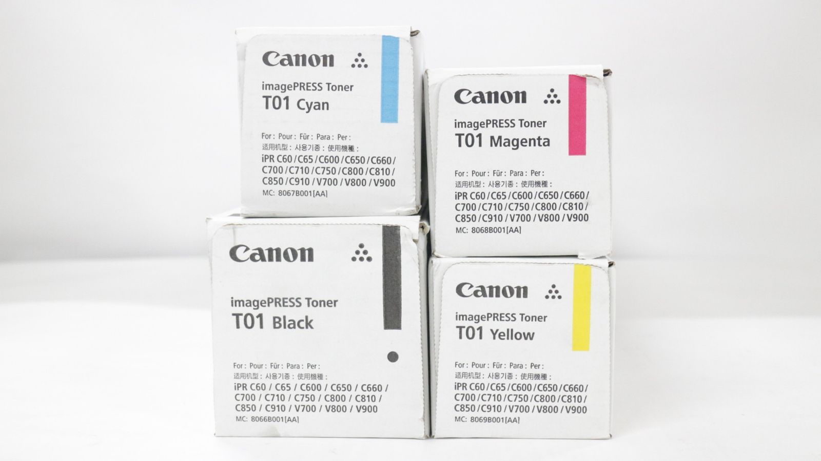 ♥ CANON 純正 トナー T01 4色 シアン マゼンタ イエロー ブラック キャノン ITRIIU0PQ2Q-D-F22-byebye