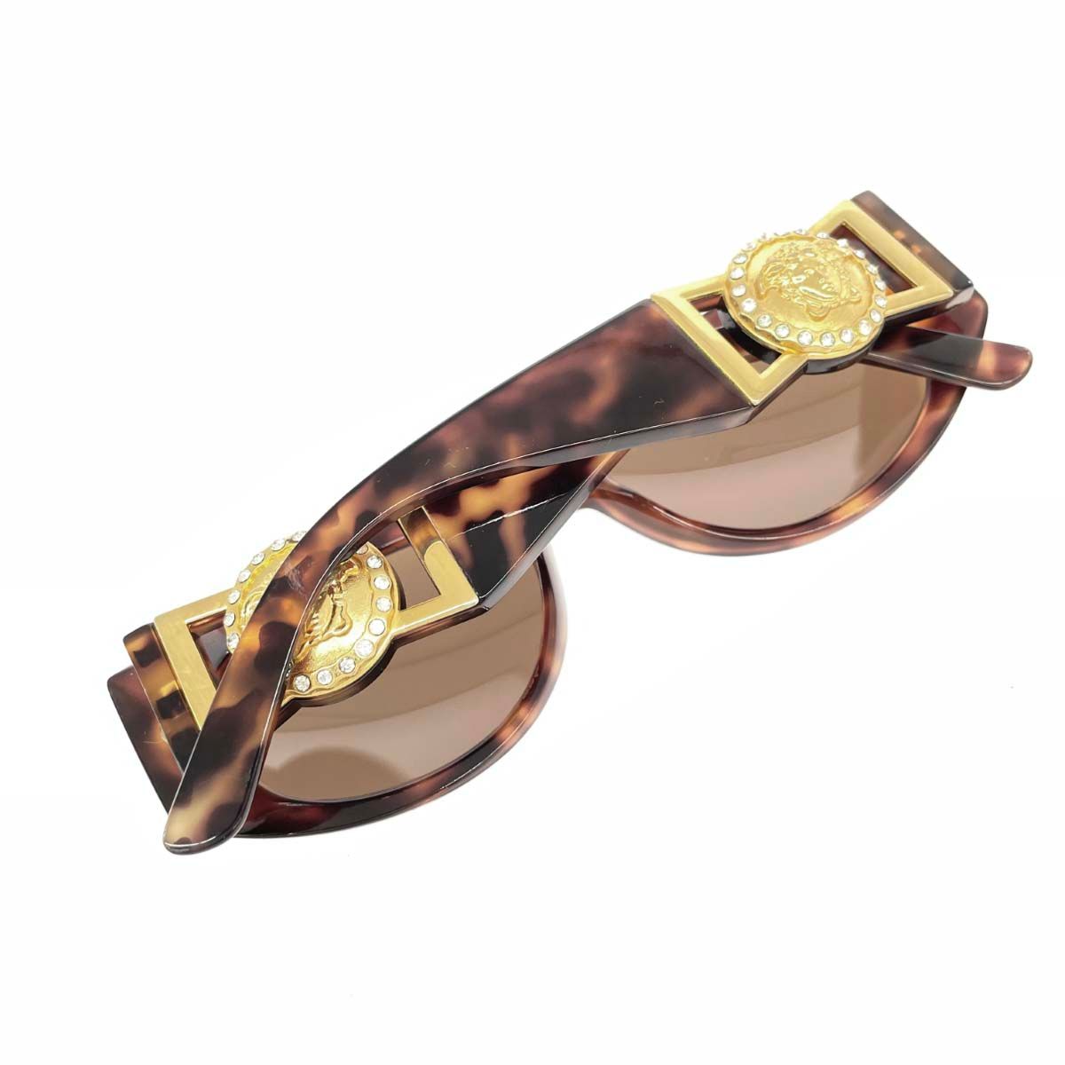 Gianni Versace ジャンニヴェルサーチ サングラス  メデューサ/べっ甲柄/プラスチック  MOD424   ブラウン レディース / 240001167199 Gianni Versace ジャンニヴェルサーチ サングラス メデューサ/べっ甲柄