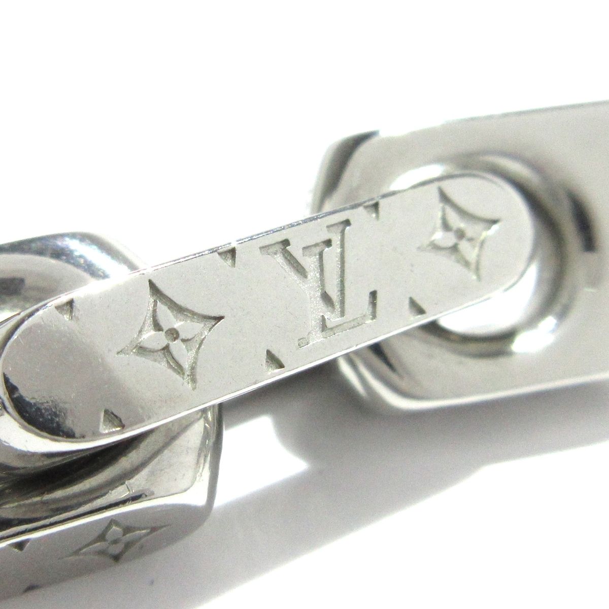 LOUIS VUITTON(ルイヴィトン) ネックレス美品 ネックレス・チェーン モノグラム M00307 金属素材 シルバー - メルカリ