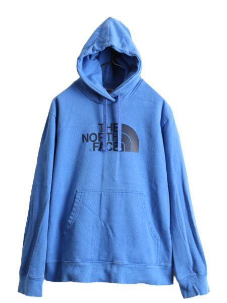 【お得なクーポン配布中!】 ノースフェイス プリント スウェット フード パーカー L プルオーバー 裏起毛