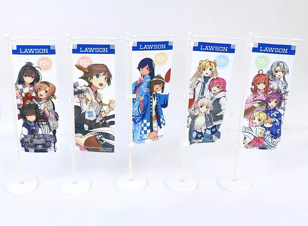 タペストリー　深雪＆時雨 販促用のぼり 「艦隊これくしょん ～艦これ～ 運営鎮守府×ローソン 2022コラボキャンペーン」 祝！「艦これ」12周年コラボキャンペーン｜ローソン研究所