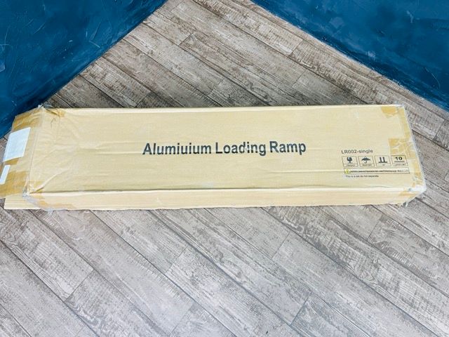 ♥ アルミ ローディング ランプ アルミブリッジ LR002 シングル バイク用スロープ シルバー|511219 HRDEVELOPMENT_JP