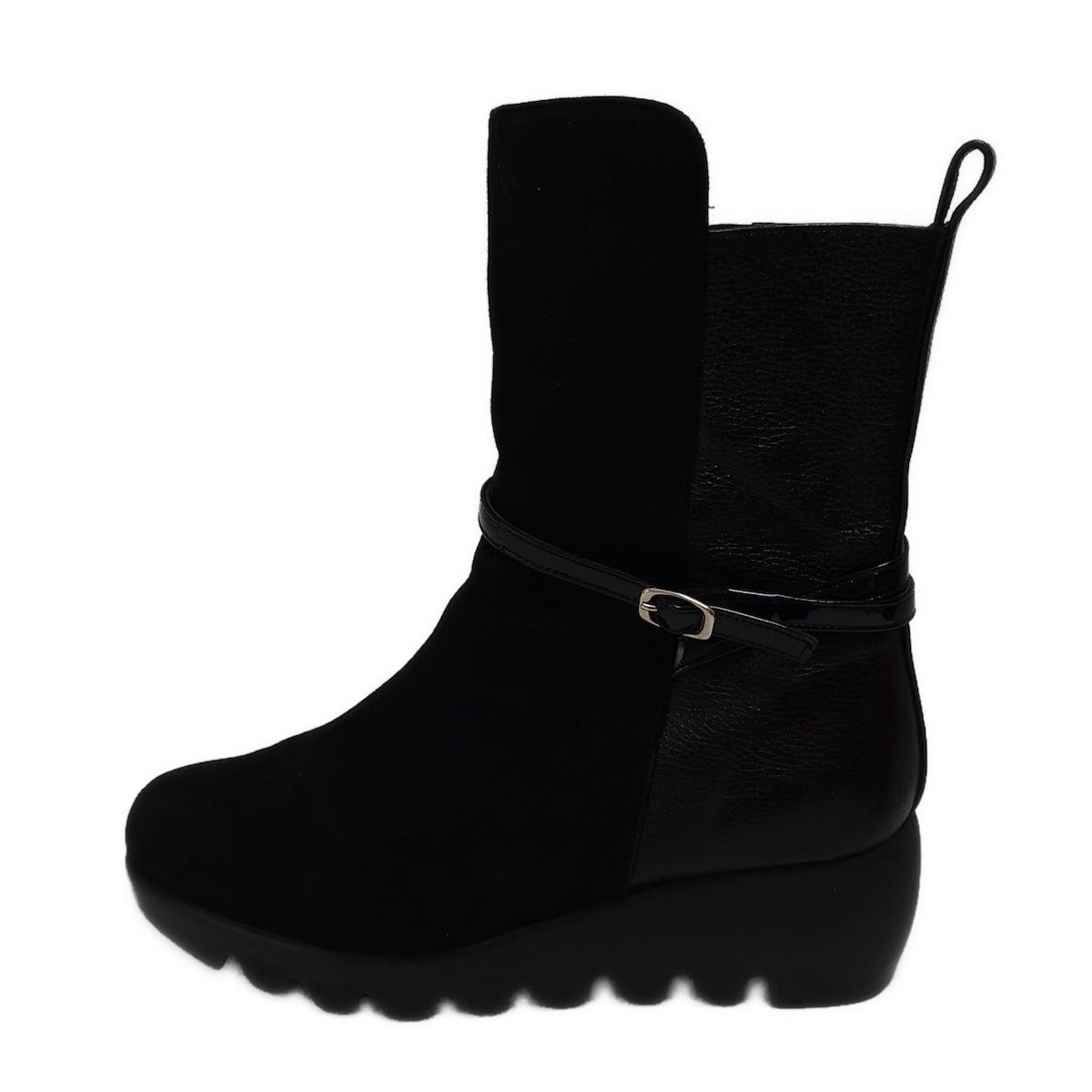 Hills Avenue 自由が丘 ヒルズ アベニュー ショートブーツ 23.5 レディース - 黒 レザー