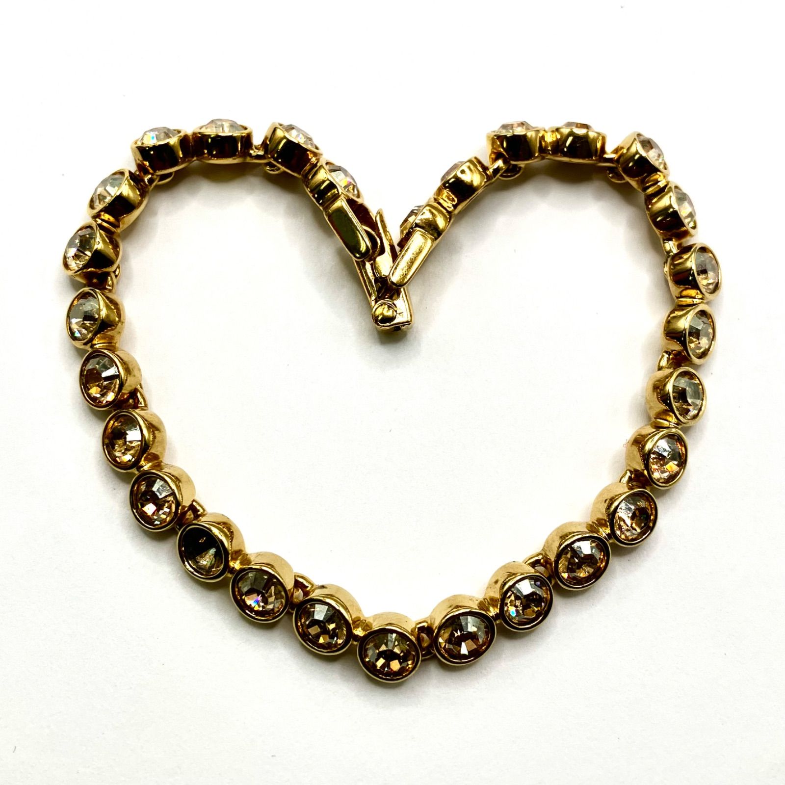 Swarovski テニスブレスレット イエローストーン