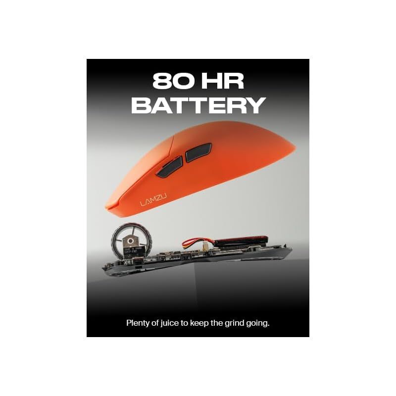 FnaticGear Lamzu MAYA 8K - FNATIC SPECIAL EDITION 8000Hzポーリングレート対応 超軽量 ワイヤレスゲーミングマウス MS0005-001 MS0726 1