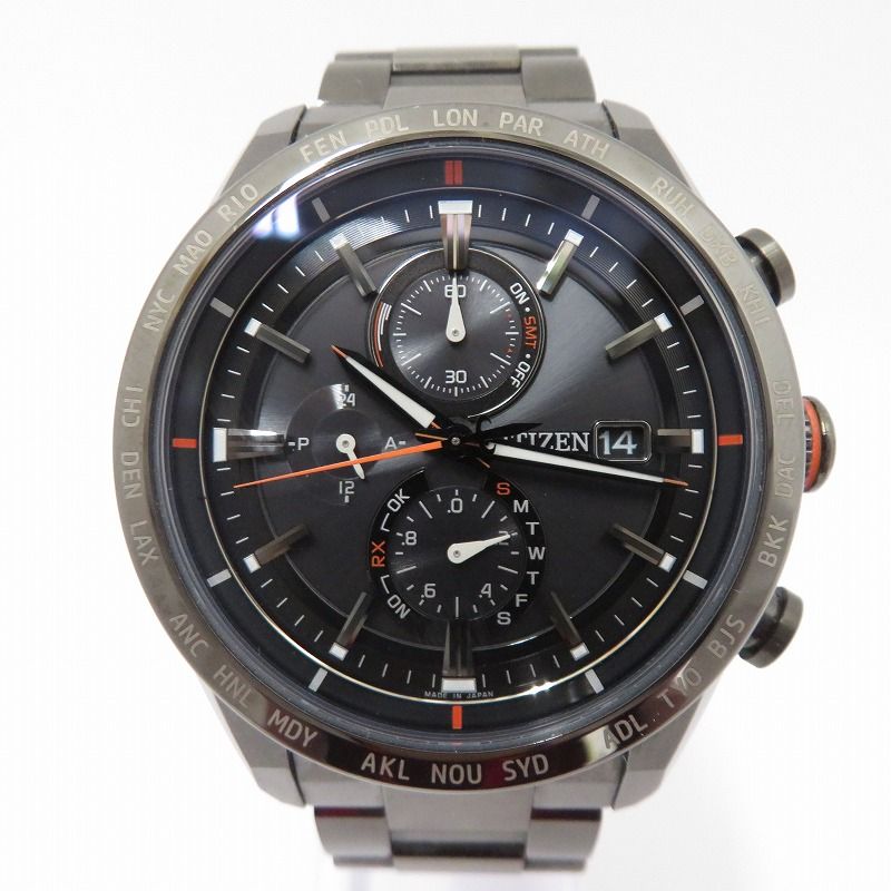 瀬戸大橋店 CITIZEN | シチズン 腕時計 アテッサ AT8185-62E ブラック 131