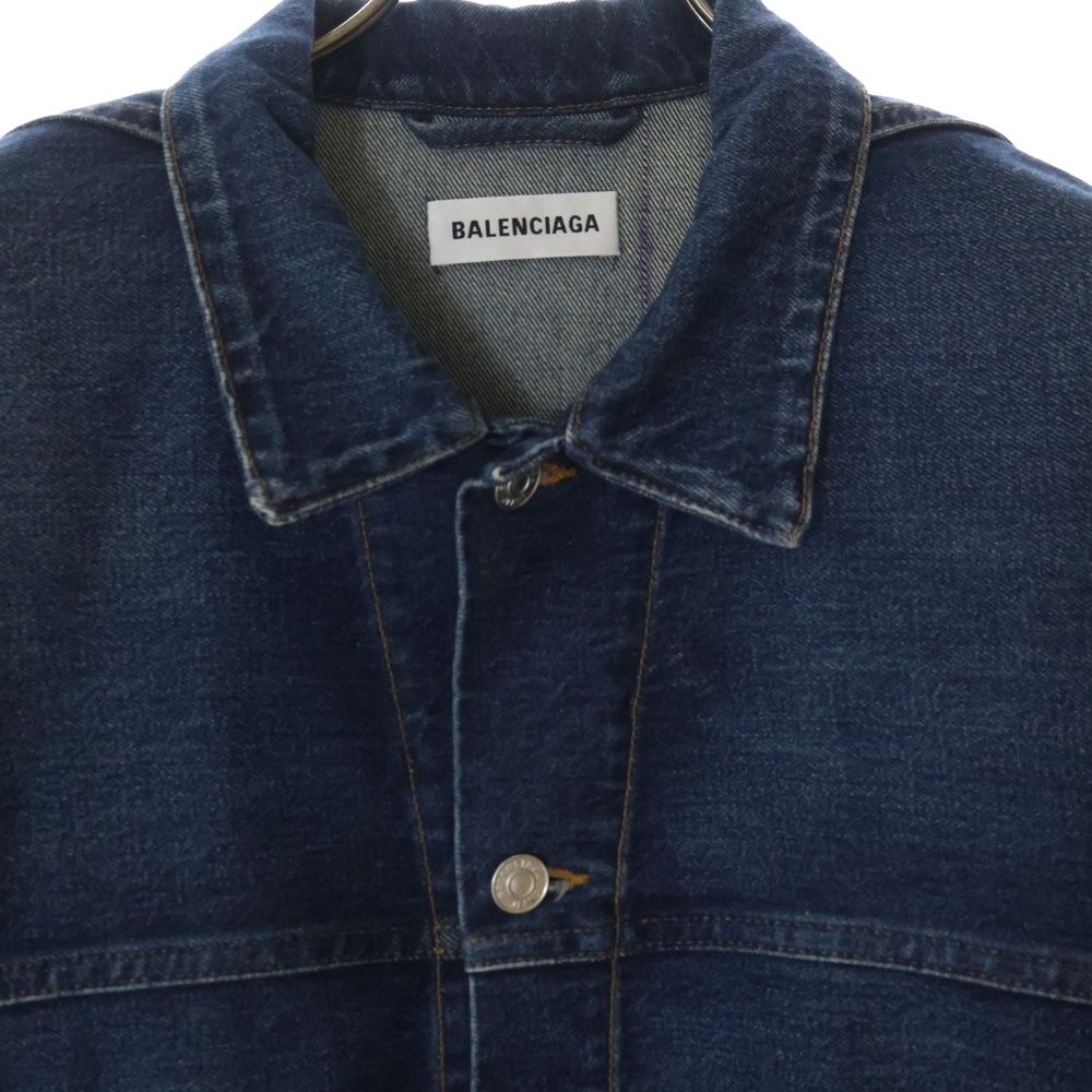 BALENCIAGA デニムジャケット 34 BALENCIAGA (バレンシアガ) アップサイドダウン デニム
