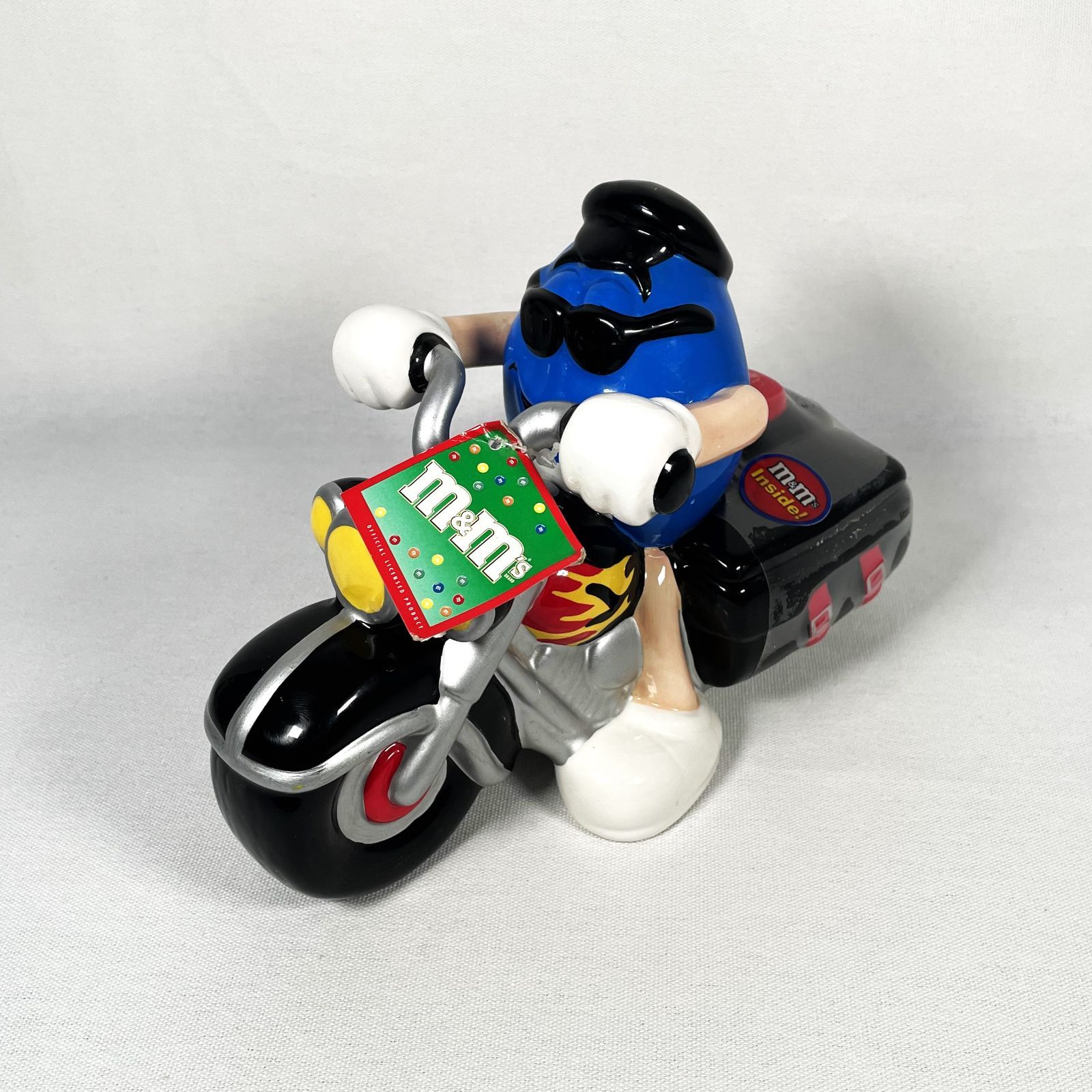 M&M Ceramic Motorcycle Candy Dish HotRod エムアンドエムズ バイク 